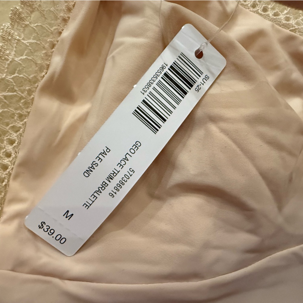 Soma nude GeoLace Trim Bralette - Picture 3 of 3